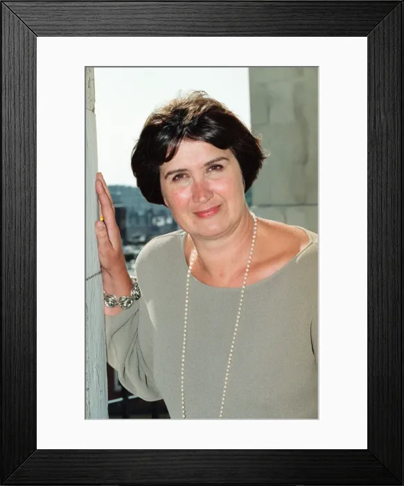 Framed Print : BBC Radios Jenni Murray. 30th August 1991 Framed Print : BBC Radios Jenni Murray. 30th August 1991