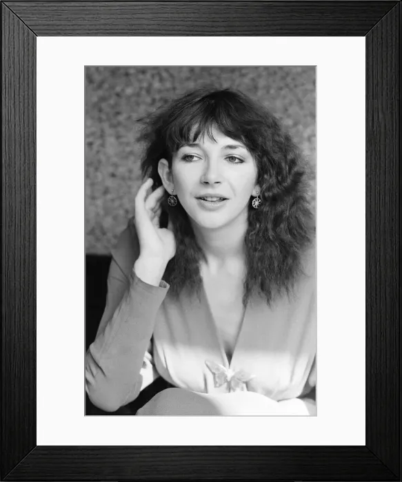 Framed Print : Kate Bush, singer, songwriter and musician. Pictured in London, England