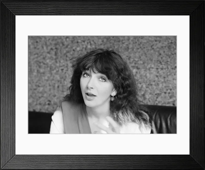 Framed Print : Kate Bush, singer, songwriter and musician. Pictured in London, England Framed Print : Kate Bush, singer, songwriter and musician. Pictured in London, England