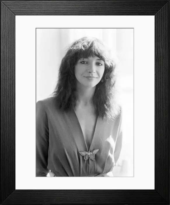 Framed Print : Kate Bush, singer, songwriter and musician. Pictured in London, England Framed Print : Kate Bush, singer, songwriter and musician. Pictured in London, England