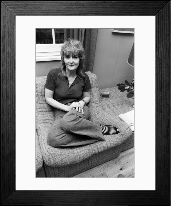 Framed Print : Actress Sheila Hancock. 22nd January 1972
