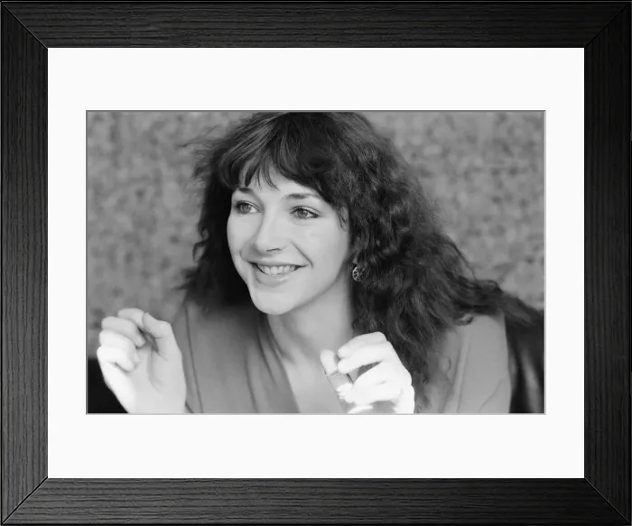 Framed Print : Kate Bush, singer, songwriter and musician. Pictured in London, England Framed Print : Kate Bush, singer, songwriter and musician. Pictured in London, England