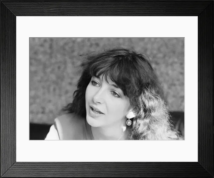 Framed Print : Kate Bush, singer, songwriter and musician. Pictured in London, England Framed Print : Kate Bush, singer, songwriter and musician. Pictured in London, England