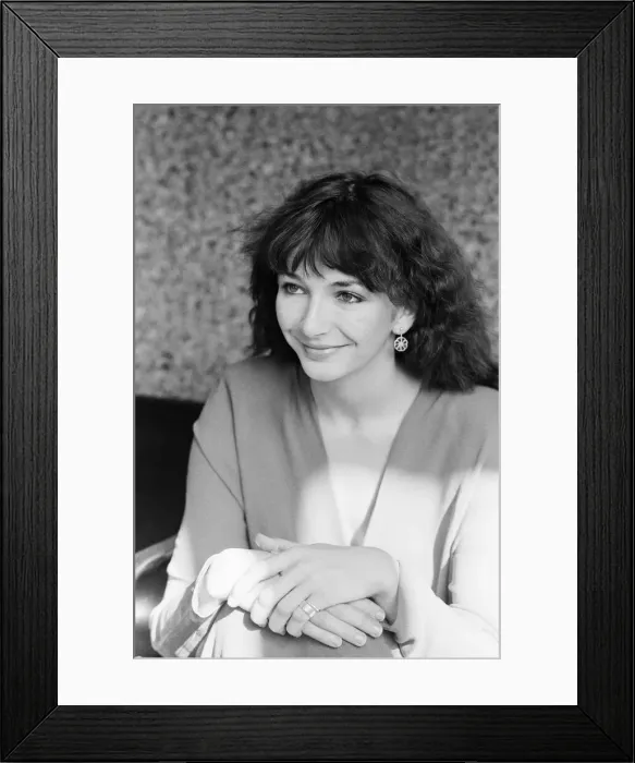 Framed Print : Kate Bush, singer, songwriter and musician. Pictured in London, England