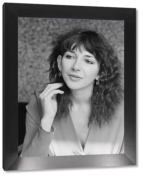 Kate Bush, singer, songwriter and musician. Pictured in London, England