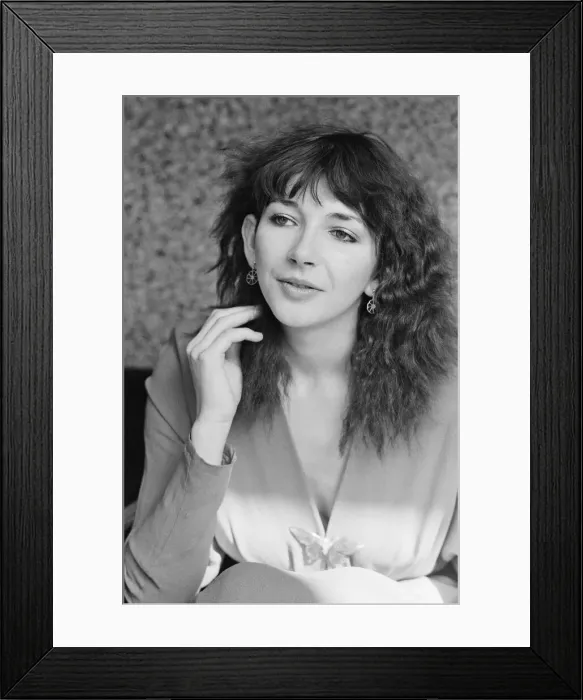 Framed Print : Kate Bush, singer, songwriter and musician. Pictured in London, England Framed Print : Kate Bush, singer, songwriter and musician. Pictured in London, England