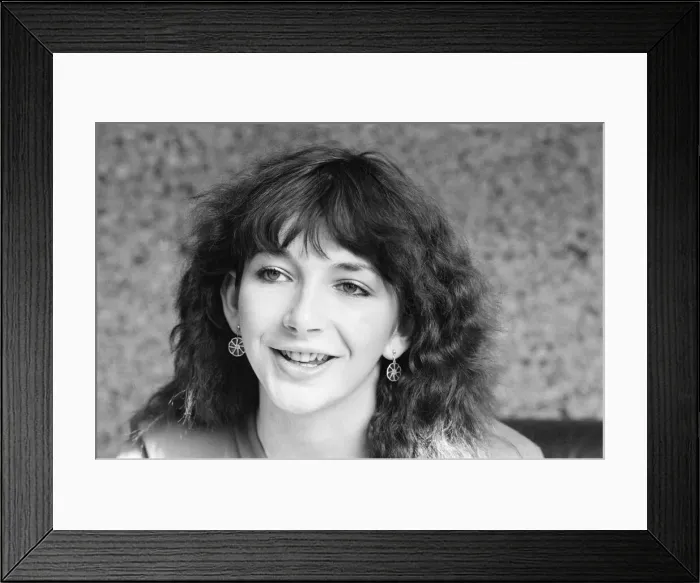 Framed Print : Kate Bush, singer, songwriter and musician. Pictured in London, England Framed Print : Kate Bush, singer, songwriter and musician. Pictured in London, England