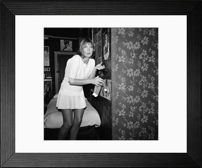Framed Print : Sheila Hancock, star of So What About Love at the Criterion Theatre