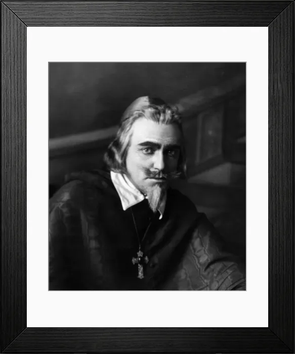 Framed Print : Cardinal Richelieu played by Hubert A Meredith in the Stock Exchange Production of Framed Print : Cardinal Richelieu played by Hubert A Meredith in the Stock Exchange Production of