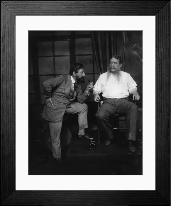 Framed Print : Randle Ayston and Lauderdale Mailland seen here in a scene from Trilby Framed Print : Randle Ayston and Lauderdale Mailland seen here in a scene from Trilby