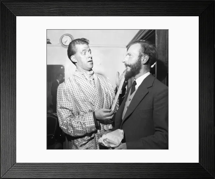 Framed Print : Bernard Braden (left) who is starring in No News From Father Framed Print : Bernard Braden (left) who is starring in No News From Father