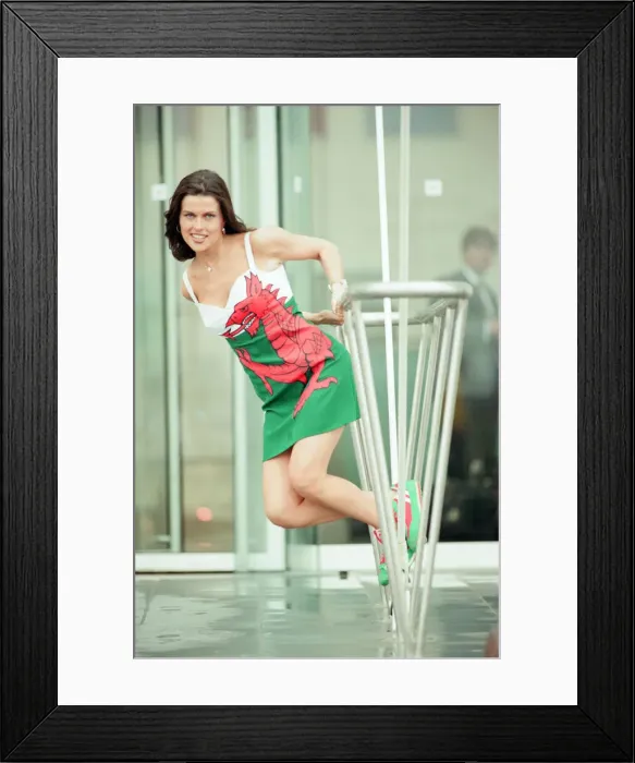 Framed Print : Photo-call to promote the first elections to the new institution
