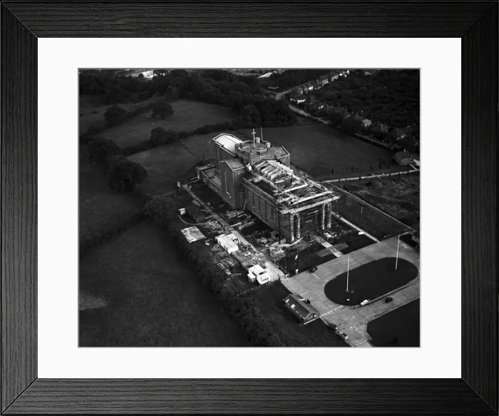 Framed Print : Aerial pictures taken during the construction of Guildford Cathedral. 23rd September 1958 Framed Print : Aerial pictures taken during the construction of Guildford Cathedral. 23rd September 1958