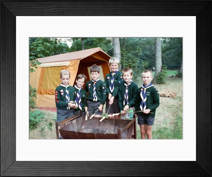 Framed Print : Cub Scouts from the Huddersfield South West district had a challenging day at Bradley Framed Print : Cub Scouts from the Huddersfield South West district had a challenging day at Bradley