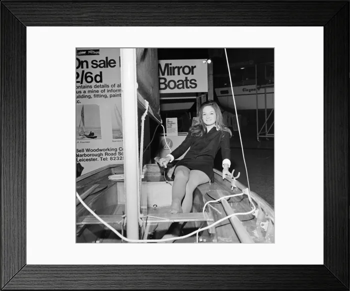 Framed Print : The Mirror Dinghy at The International Boat Show at Earls Court Framed Print : The Mirror Dinghy at The International Boat Show at Earls Court