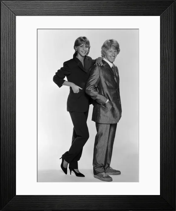 Framed Print : Leslie Ash and Phil Davis, who star in the film Quadrophenia, written by The Who