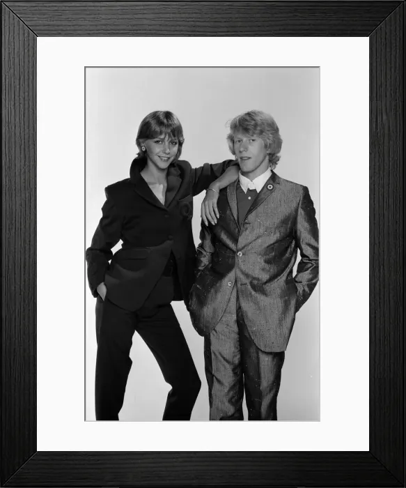 Framed Print : Leslie Ash and Phil Davis, who star in the film Quadrophenia, written by The Who