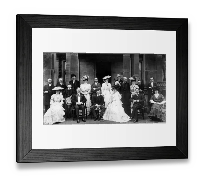 Framed Print : Lord Curzons coming of age at Gopsall Hall. 5th September 1905