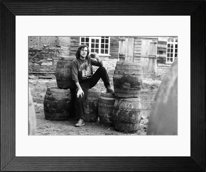 Framed Print : Terry Jones, script writer for Monty Python, has bought a brewery at Lyonshall Framed Print : Terry Jones, script writer for Monty Python, has bought a brewery at Lyonshall