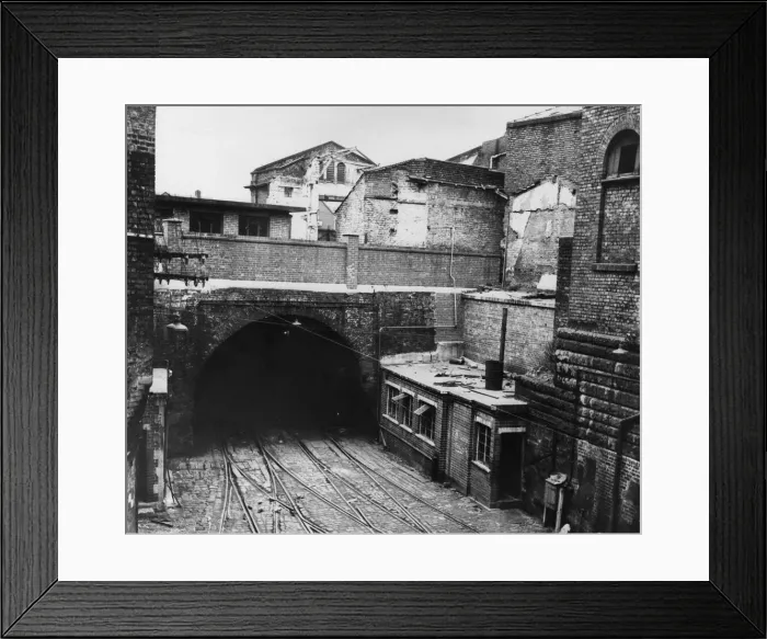 Framed Print : Park Lane railway goods station, Liverpool, November 1965 Framed Print : Park Lane railway goods station, Liverpool, November 1965
