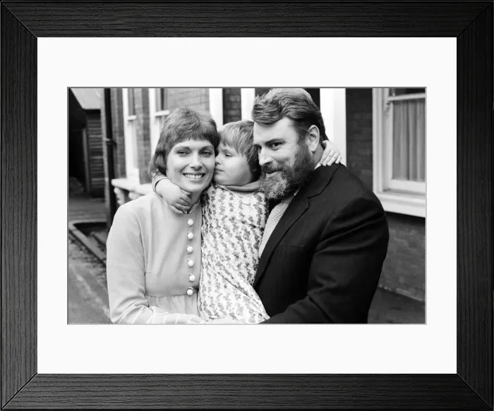 Framed Print : Actor Brian Blessed marries Hildegard Hope Blessed (Hildegard Neil Framed Print : Actor Brian Blessed marries Hildegard Hope Blessed (Hildegard Neil