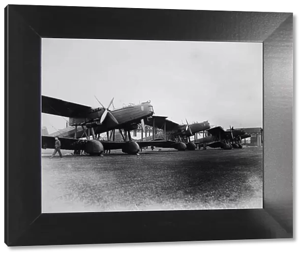 Handley Page Heyfords at RAF Scampton 2nd October 1936