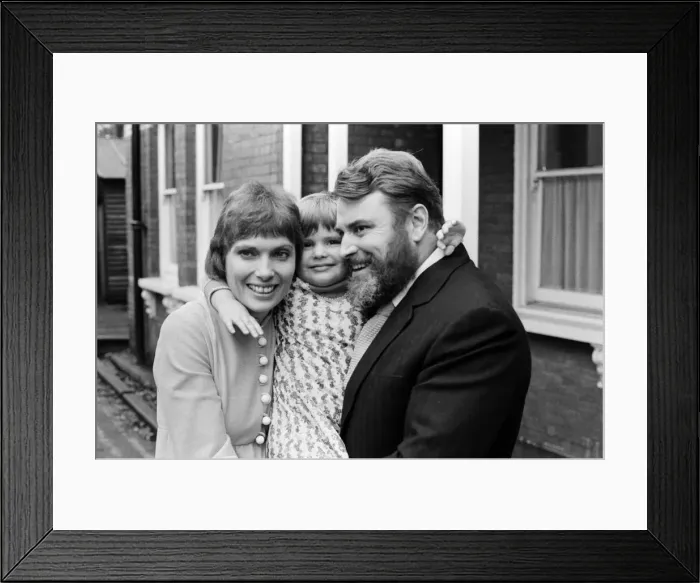 Framed Print : Actor Brian Blessed marries Hildegard Hope Blessed (Hildegard Neil Framed Print : Actor Brian Blessed marries Hildegard Hope Blessed (Hildegard Neil