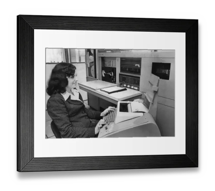 Framed Print : Computer Services Centre Ltd, new centre in Long Lane, Aintree, Liverpool, Circa 1970