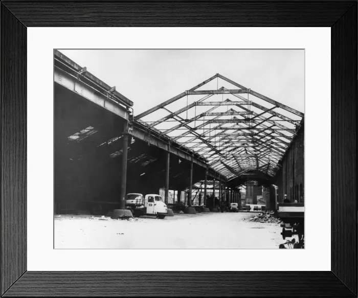 Framed Print : Park Lane railway goods station, Liverpool, November 1965 Framed Print : Park Lane railway goods station, Liverpool, November 1965