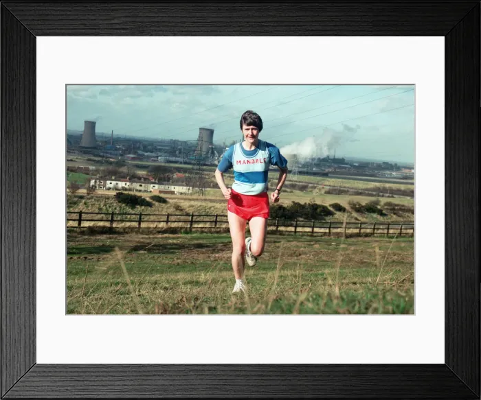 Framed Print : Long distance runner Sharon Gayter. Member of Mandale Harriers Sharon Gayter is aiming Framed Print : Long distance runner Sharon Gayter. Member of Mandale Harriers Sharon Gayter is aiming