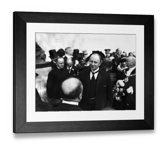 Framed Print : British Secretary of State for Foreign Affairs George Curzon