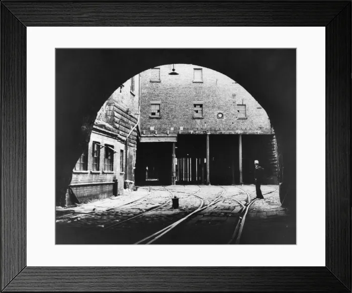 Framed Print : Park Lane railway goods station, Liverpool, November 1965 Framed Print : Park Lane railway goods station, Liverpool, November 1965