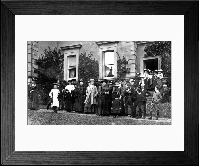 Framed Print : Lord Curzons coming of age at Gopsall Hall. 5th September 1905 Framed Print : Lord Curzons coming of age at Gopsall Hall. 5th September 1905