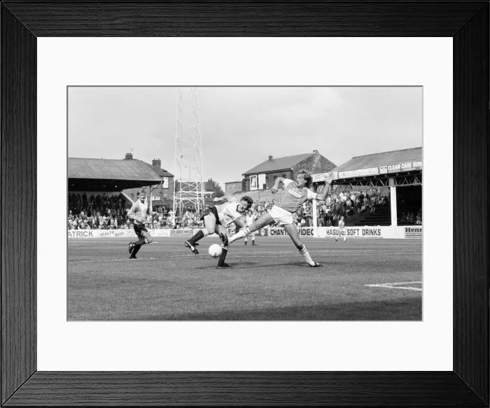 Framed Print : Rotherham 1-2 Reading, League Division Three match at Millmoor
