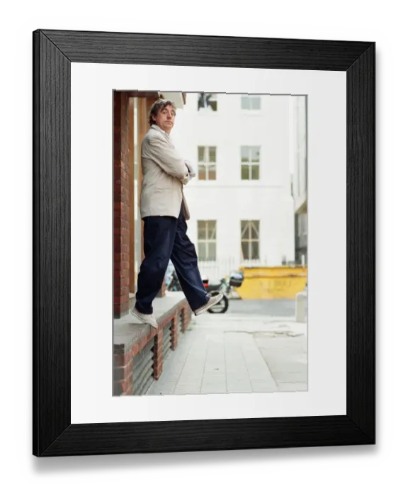 Framed Print : Comedian and actor Terry Jones. 25th September 1989