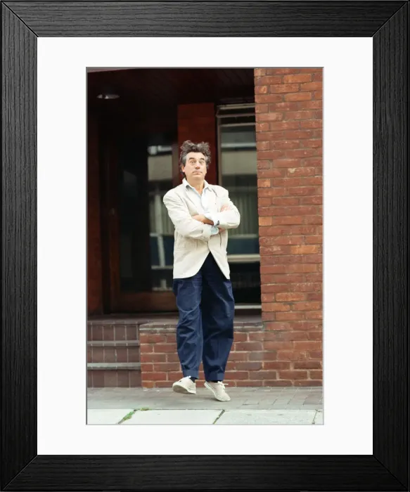 Framed Print : Comedian and actor Terry Jones. 25th September 1989 Framed Print : Comedian and actor Terry Jones. 25th September 1989