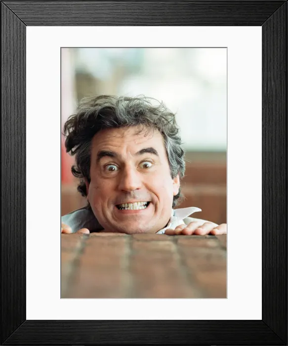 Framed Print : Comedian and actor Terry Jones. 25th September 1989 Framed Print : Comedian and actor Terry Jones. 25th September 1989