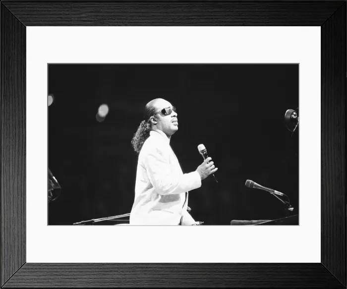 Framed Print : Stevie Wonder at the NEC Arena, Birmingham, England, 25th May 1989 Framed Print : Stevie Wonder at the NEC Arena, Birmingham, England, 25th May 1989
