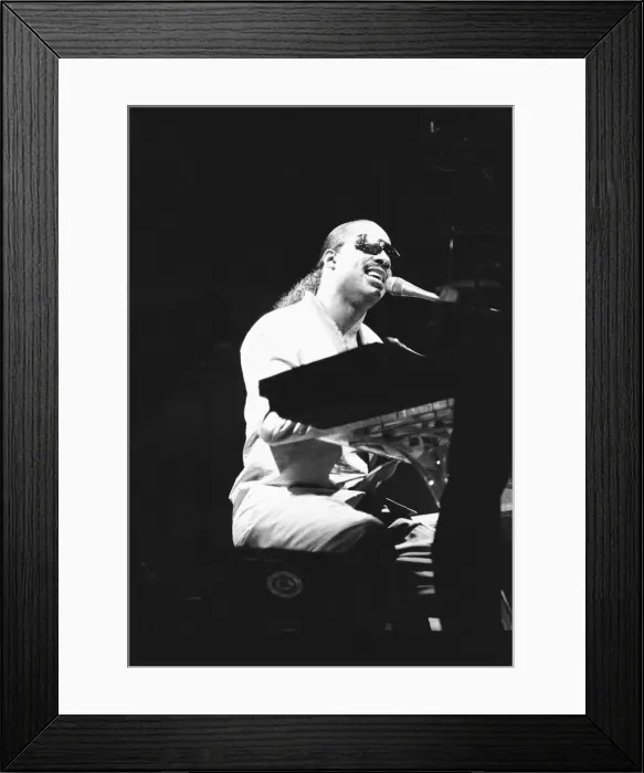 Framed Print : Stevie Wonder at the NEC Arena, Birmingham, England, 25th May 1989 Framed Print : Stevie Wonder at the NEC Arena, Birmingham, England, 25th May 1989