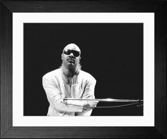 Framed Print : Stevie Wonder at the NEC Arena, Birmingham, England, 25th May 1989 Framed Print : Stevie Wonder at the NEC Arena, Birmingham, England, 25th May 1989