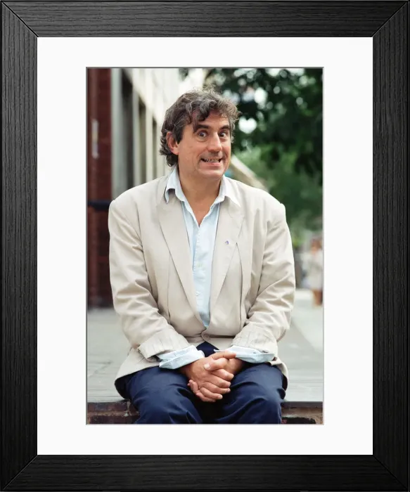 Framed Print : Comedian and actor Terry Jones. 25th September 1989 Framed Print : Comedian and actor Terry Jones. 25th September 1989