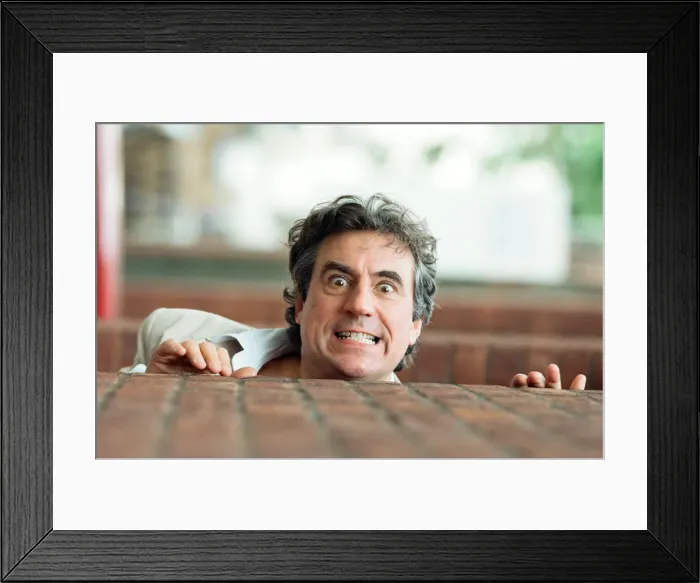 Framed Print : Comedian and actor Terry Jones. 25th September 1989 Framed Print : Comedian and actor Terry Jones. 25th September 1989