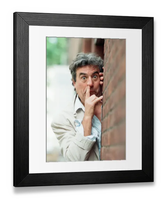 Framed Print : Comedian and actor Terry Jones. 25th September 1989