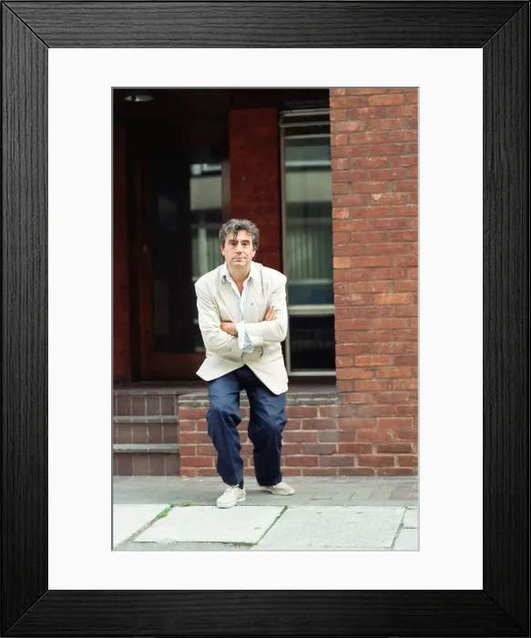 Framed Print : Comedian and actor Terry Jones. 25th September 1989 Framed Print : Comedian and actor Terry Jones. 25th September 1989
