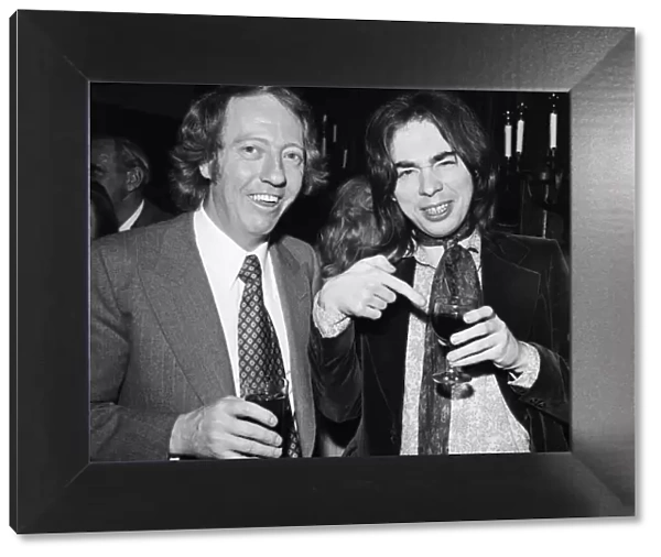 Photo shows from left to right Robert Stigwood and Andrew Lloyd Webber