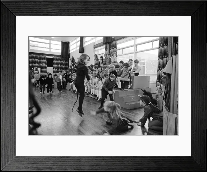Framed Print : Guisborough, Belmont School Xmas concert. 1972