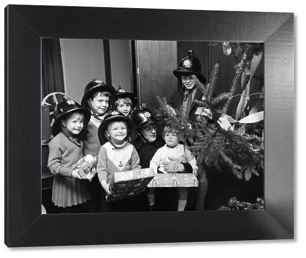 Seal Sands fire station childrens party. 1972
