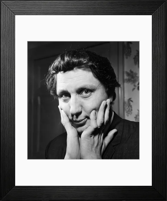 Framed Print : Comedian Ken Dodd, photographed at home for a Donald Zec feature. 7th October 1963 Framed Print : Comedian Ken Dodd, photographed at home for a Donald Zec feature. 7th October 1963