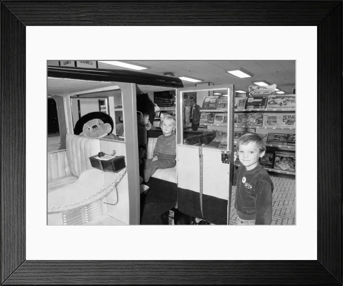 Framed Print : Hamleys Toy Shop, Bull Street, Birmingham, 11th October 1985 Framed Print : Hamleys Toy Shop, Bull Street, Birmingham, 11th October 1985