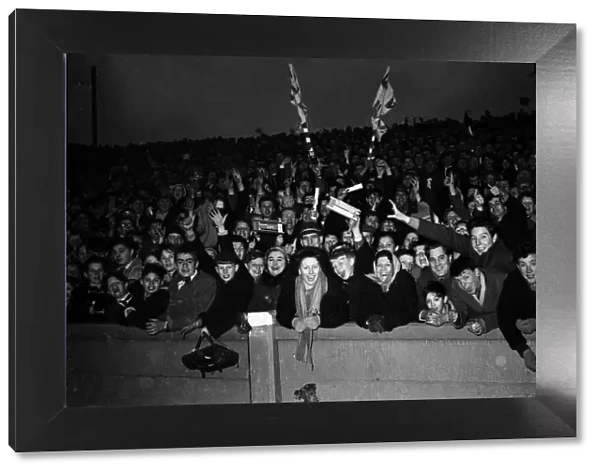 Coventry City fans at Highfield Road Circa 1963